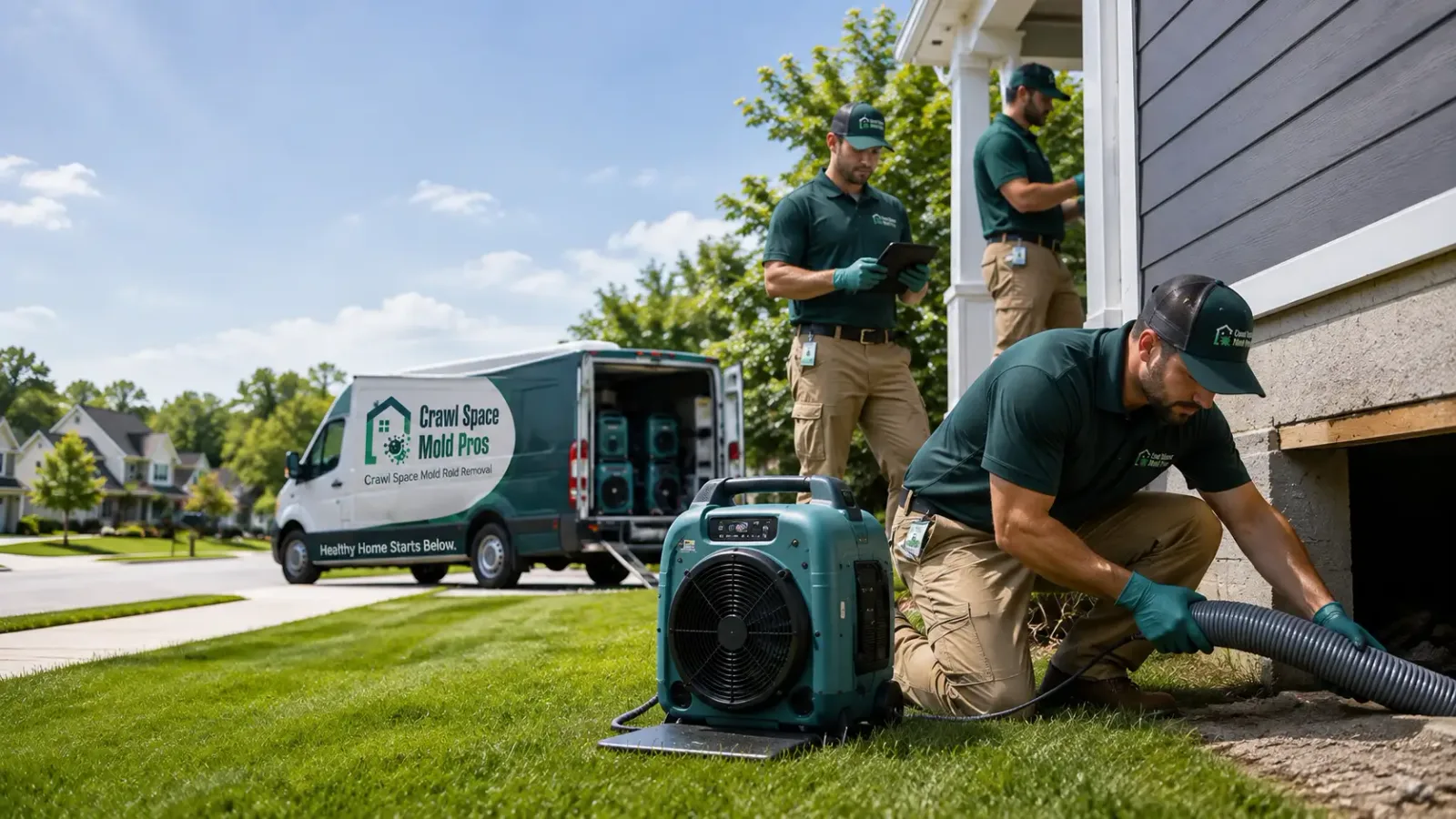 Crawl Space Mold Removal in Hinton, IA